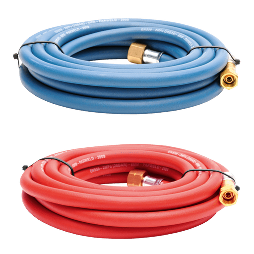 Joseph Firth Cutting and Welding Hose Sets Hose Set 6mm Oxygen/Acetylene x 20m C/W Fittings 1/4" To 3/8"