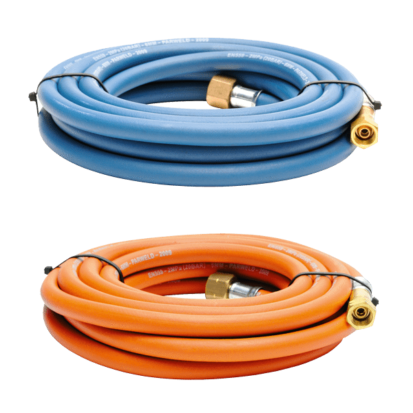 Joseph Firth Cutting and Welding Hose Sets Hose Set 6mm Oxygen/Propane x 10m C/W Fittings 1/4" To 3/8"