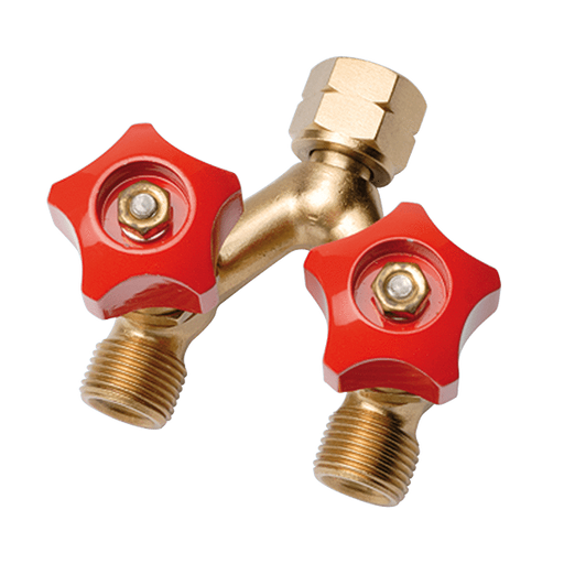 Joseph Firth DOUBLE OUTLET CONNECTOR Double Outlet LH C/W Valves Fuel