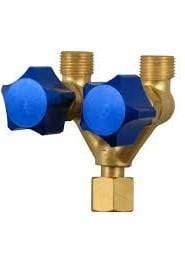 Joseph Firth DOUBLE OUTLET CONNECTOR Double Outlet RH C/W Valves