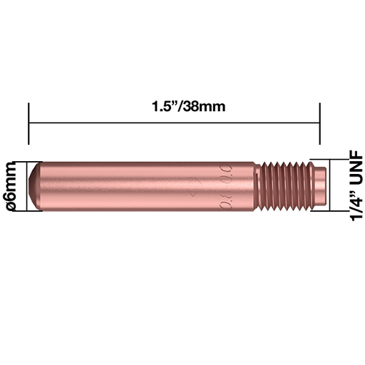 josephfirth TWC Contact Tips TWC Contact Tip 0.035" - 0.9mm Pk25