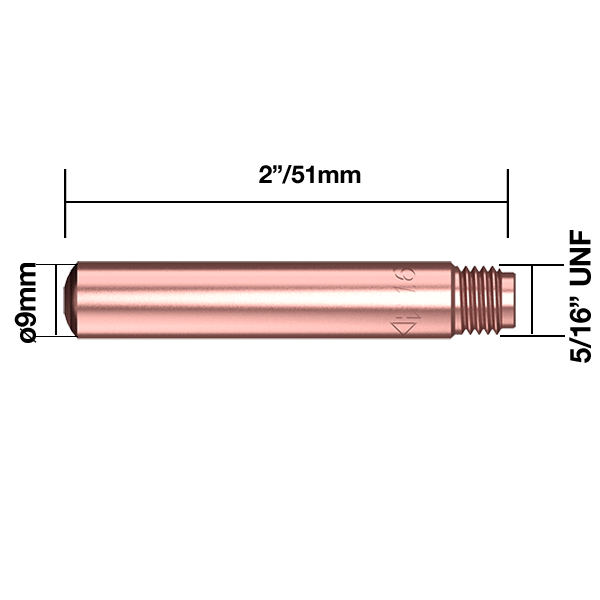 josephfirth TWC Contact Tips TWC Contact Tip 0.040" - 1.0mm Pk25