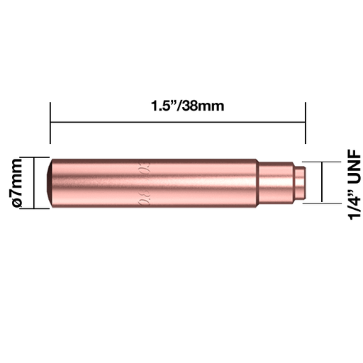 josephfirth TWC Contact Tips TWC HD Contact Tip <sup>1</sup>⁄<sub>16</sub>" - 1.6mm Pk25
