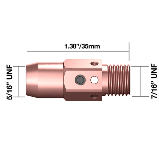 josephfirth TWC Gas Difusers TWC Diffuser <sup>5</sup>⁄<sub>16</sub>" UNF Pk5