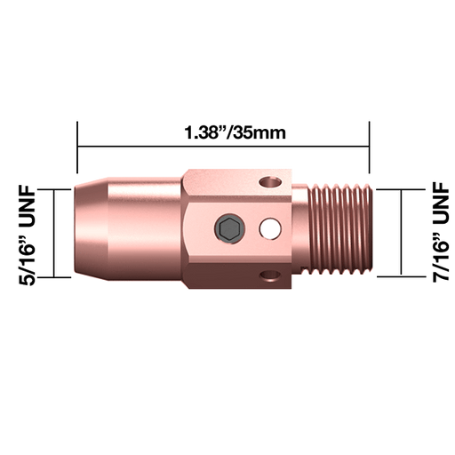 josephfirth TWC Gas Difusers TWC Diffuser <sup>5</sup>⁄<sub>16</sub>" UNF Pk5