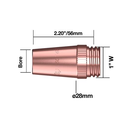 josephfirth TWC Nozzles TWC Fixed Nozzle <sup>3</sup>⁄<sub>4</sub>" -19mm Pk5