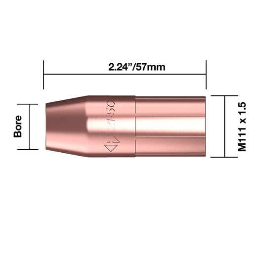 josephfirth TWC Nozzles TWC Nozzle Self Insulated <sup>1</sup>⁄<sub>2</sub>" -13mm Pk5