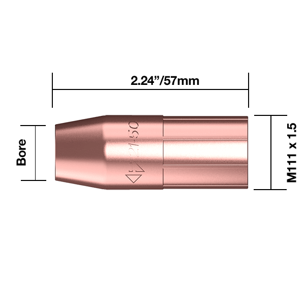 josephfirth TWC Nozzles TWC Nozzle Self Insulated <sup>5</sup>⁄<sub>8</sub>" -16mm Pk5