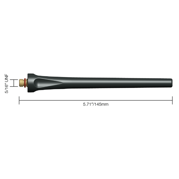 Parweld Back Cap TIG Back Cap Long 5.71"/145mm WP9/20