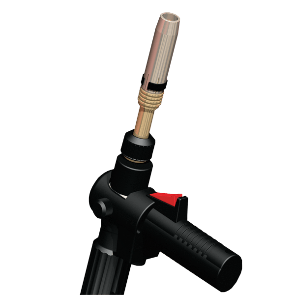 Parweld BZL BZL Push Pull 360A Air Cooled Torch (45°) PP360A-45 Binzel Type