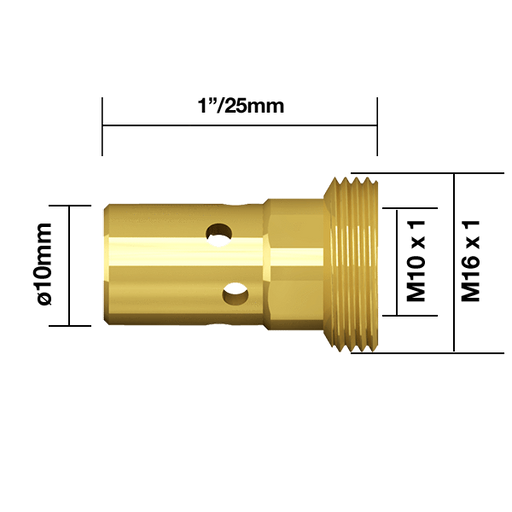 Parweld BZL Tip Adaptor BZL Tip Adaptor M8 B5001 Binzel Type