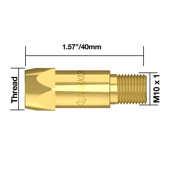 Parweld BZL Tip Adaptor BZL Tip Adaptor M8 B6003 Binzel Type