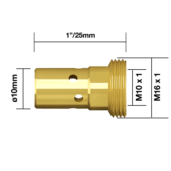 Parweld BZL Tip Adaptor Everyday Adaptor M8 ECO5001 Binzel Type