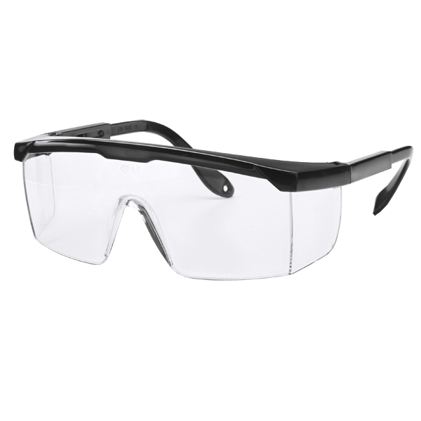 Parweld Eye Protection Spectacles Black Framed Clear Safety Spectacle