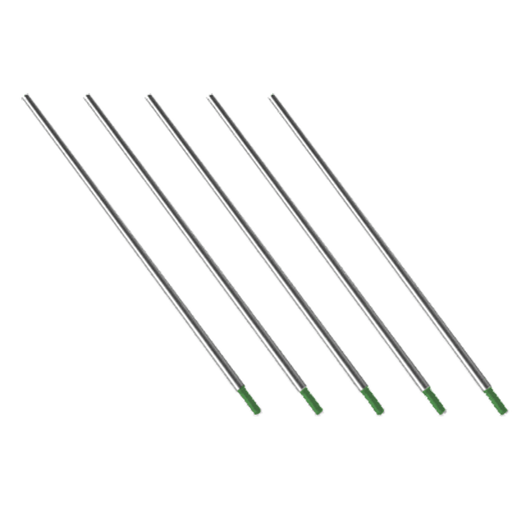 Parweld Filler Metals and Tungsten Electrode Pure Tungstens Green 3.2mm x 150mm Pk10