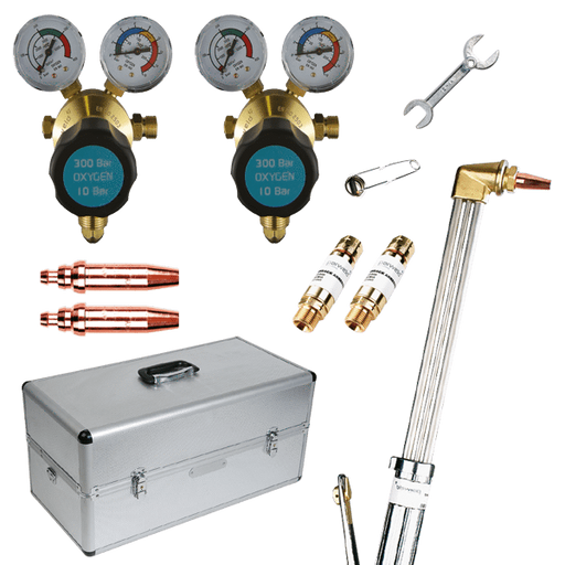 Parweld Gas Contractor Set 18/90 Cut Set 2 Gauge Inc Case
