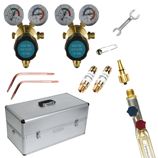 Parweld Gas Contractor Set Lightweight Welding /Brazing Set Inc Case