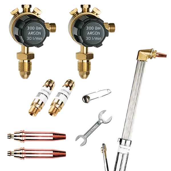 Parweld Gas Contractor Set Propane Cutting Kit Plugged Set 2 10Mtr / 20Mtr