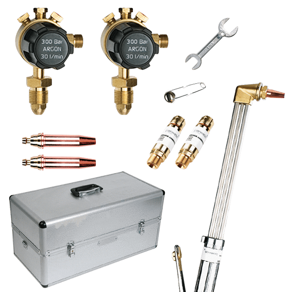 Parweld Gas Contractor Set Propane Cutting Kit Plugged Set 2C 10Mtr