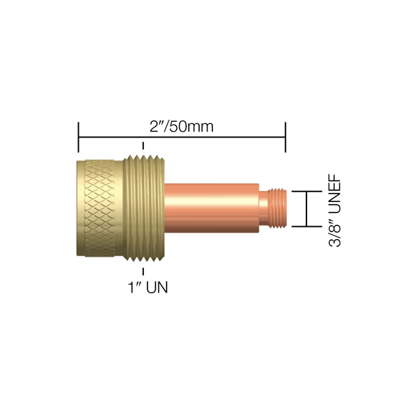 Parweld Large Gas Lens Body- 1/8"/3.2 mm WP17/18/26