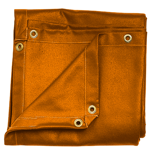 Parweld PPE Hazard PVC Orange Welding Curtain 2.4x1.8m (8x6')