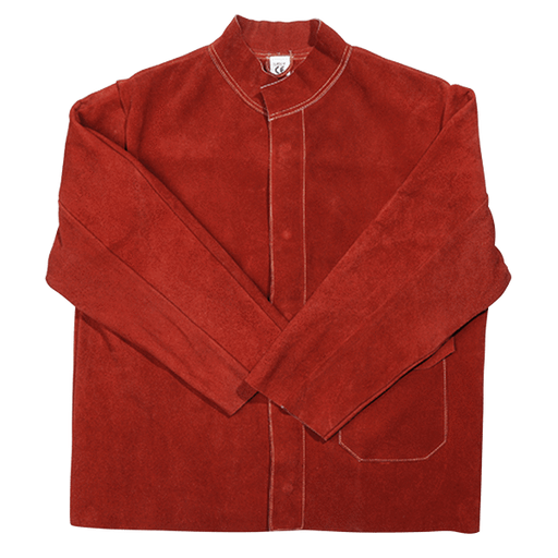 Parweld PPE Spark Red Leather Welders Jacket