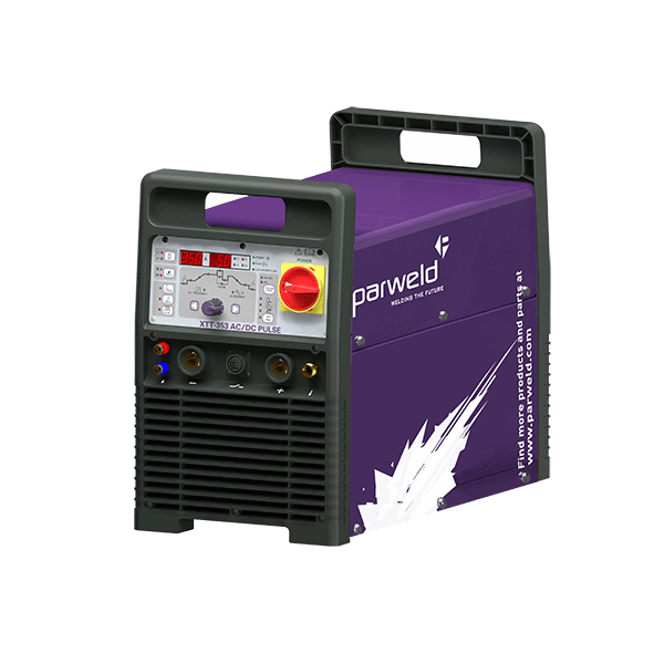 Parweld TIG Inverter Machines XTT353P AC/DC Pulsed TIG Inverter with PRO18, Regulator,XTS905 Water Cooler, Ultracool & Trolley