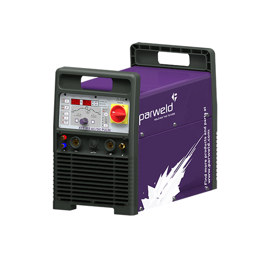 Parweld TIG Inverter Machines XTT353P AC/DC Pulsed TIG Inverter with PRO20, Regulator,XTS905 Water Cooler, Ultracool & Trolley