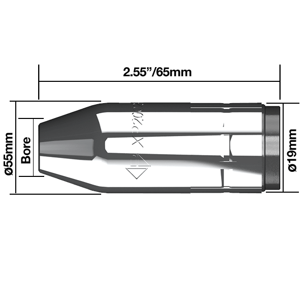 Parweld XP8 Nozzles XP8 Conical Nozzle 5/8" -16mm XP2002-16