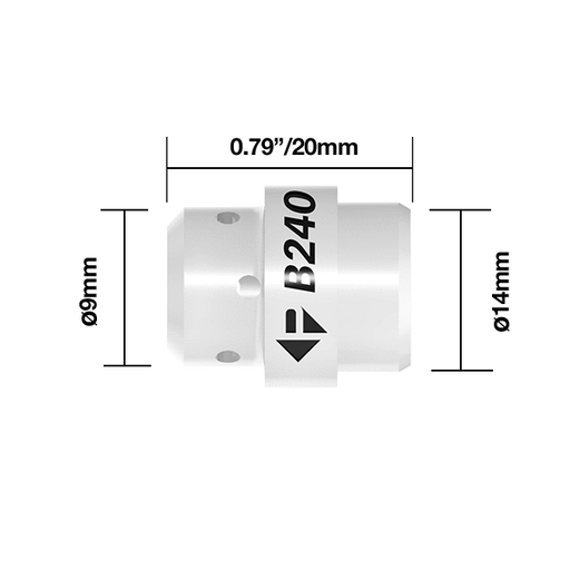 Parweld BZL Gas Diffuser BZL Gas Diffuser White B2405W Binzel Type
