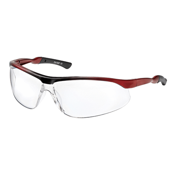 Parweld Eye Protection Spectacles Red Sports Style Spectacle