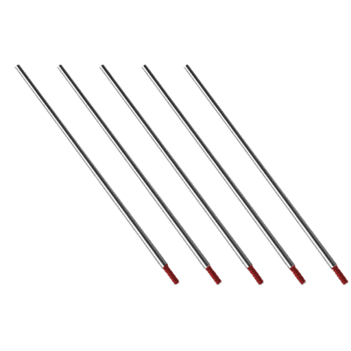 Parweld Filler Metals and Tungsten Electrode 2% Thoriated Tungstens Red 4.8mm x 150mm Pk5