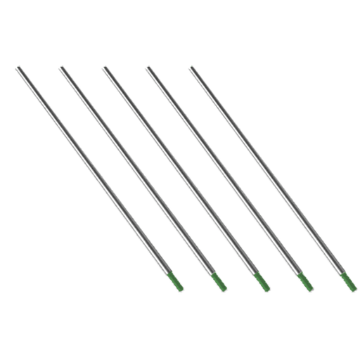 Parweld Filler Metals and Tungsten Electrode Pure Tungstens Green 1.6mm x 150mm Pk10