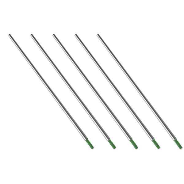 Parweld Filler Metals and Tungsten Electrode Pure Tungstens Green 1.6mm x 150mm Pk10
