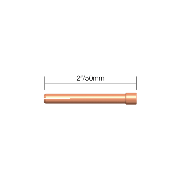 Parweld Standard Collet PRO/ECR/WP17/18/26 Standard Collet - 5/32"/4.0 mm Pk50